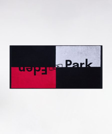 Drap de plage logo Eden Park en coton fuchsia