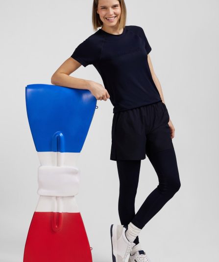 Jogging de sport stretch bleu marine