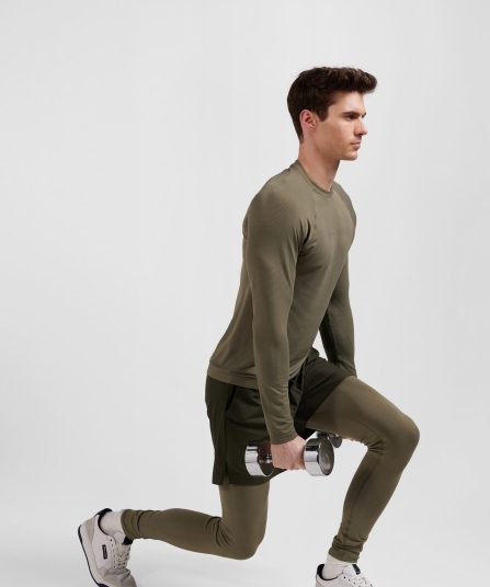 Jogging de sport stretch kaki