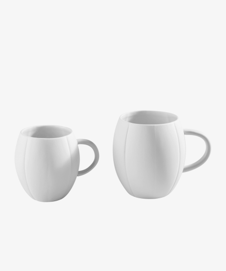 Mug blanc en porcelaine de Limoges - petit modèle