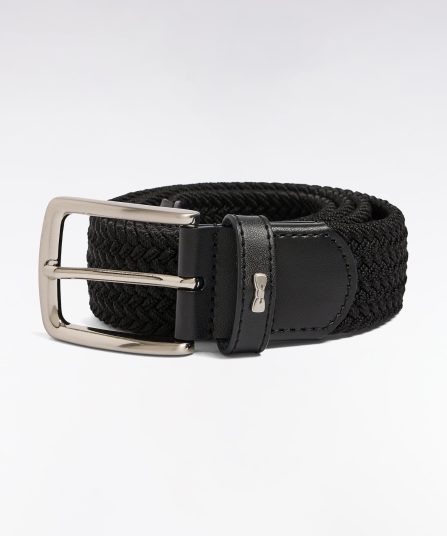 Ceinture textile élastiquée noir