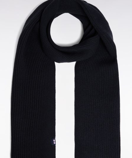 Écharpe en coton mélangé marine