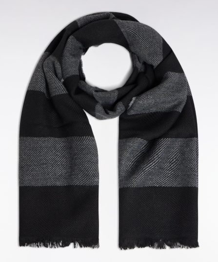 Écharpe cerclée noire