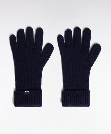 Gants en laine marine