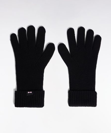 Gants en laine noirs