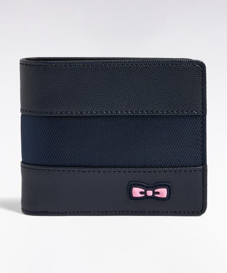 Portefeuille format italien en grippy bimatière marine