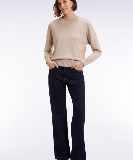 Jean 5 poches en denim stretch brut coupe Regular