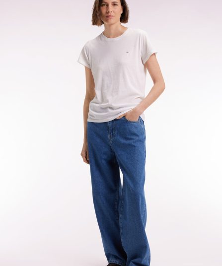 Jean en denim brut coupe Relaxed à jambes larges