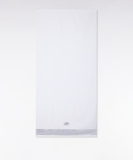 Drap de bain en coton éponge blanc