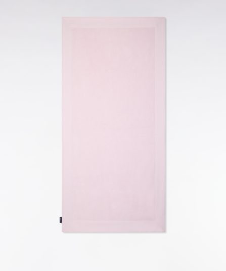 Serviette de bain en coton éponge rose
