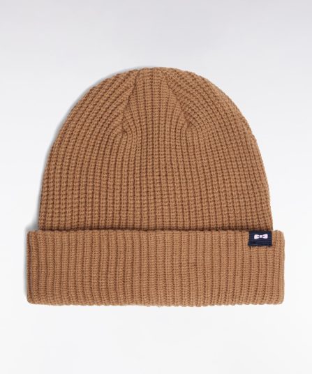 Bonnet en coton mélangé camel