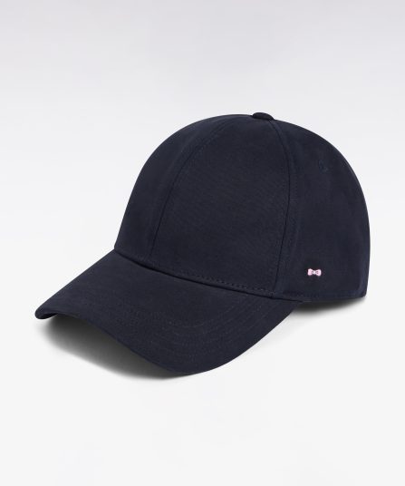 Casquette en piqué coton marine