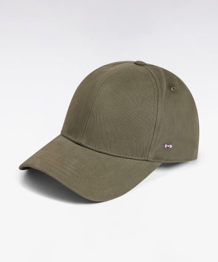 Casquette en piqué coton kaki