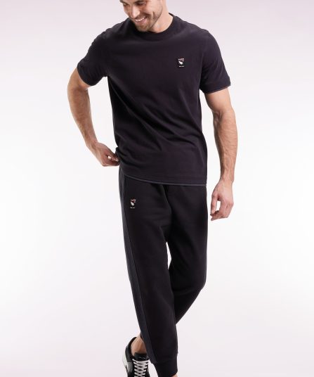 Jogging en molleton noir New Zealand coupe Relaxed