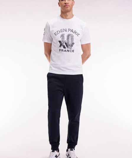 Jogging en molleton marine XV de France coupe droite