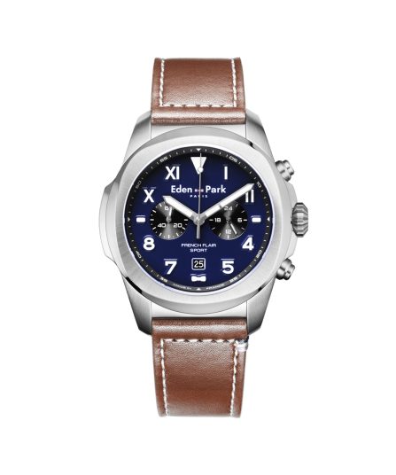 Montre à quartz Chronographe Bleue