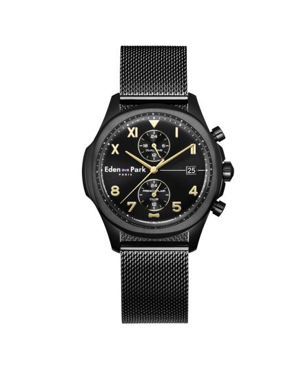 Montre Dual Time Noire