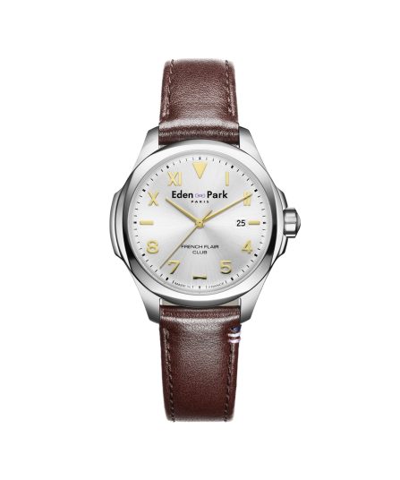 Montre à quartz Cuir Brun