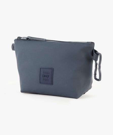 Trousse en gomme ovale bleu foncé