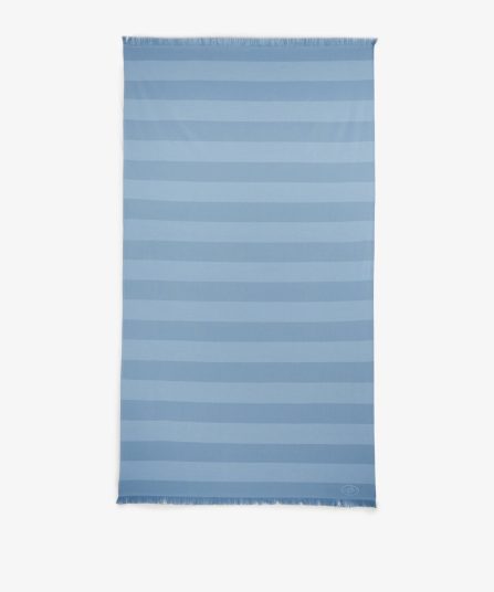 Fouta rayé bleu ciel