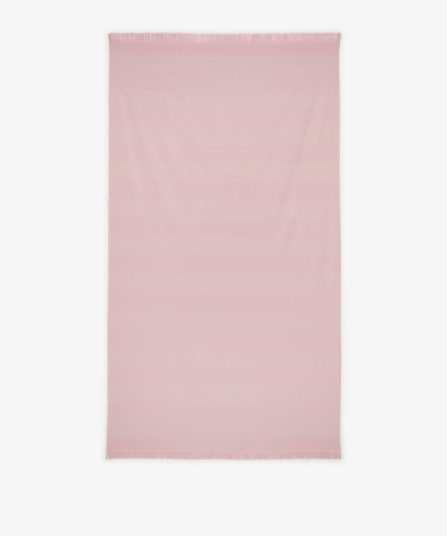 Fouta rayé rose