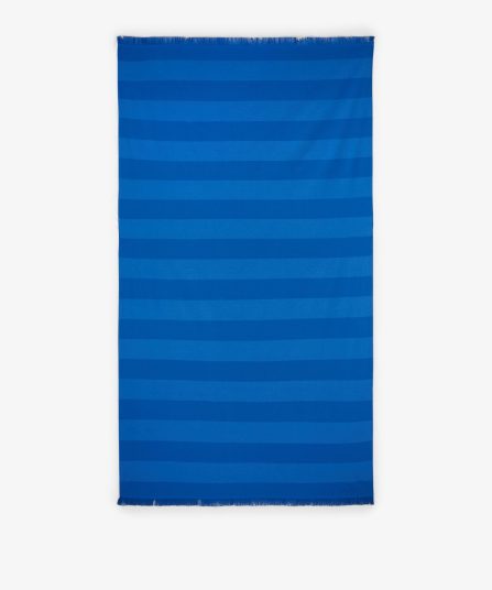 Fouta rayé bleu