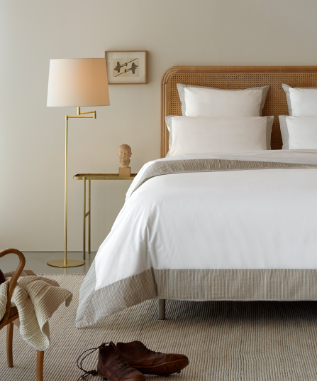 Housse de couette blanche - Bulle ovale