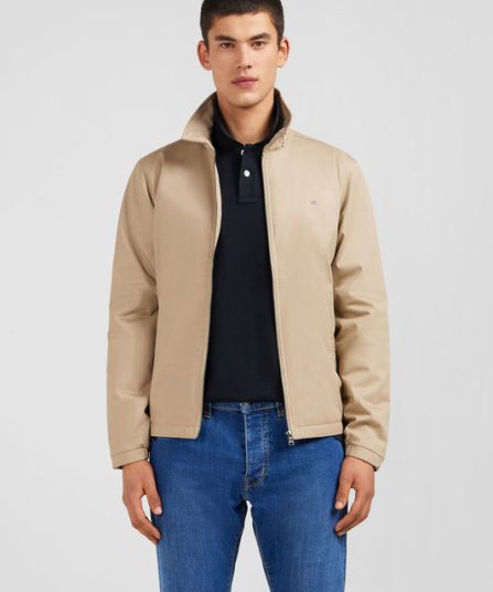 Blouson beige rembourré