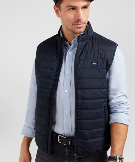 Doudoune sans manches Bleu marine