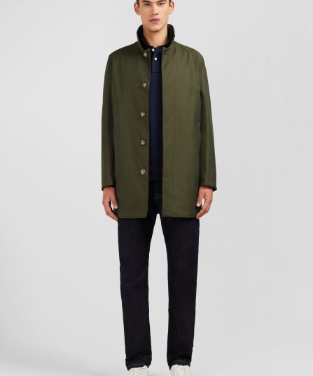 Imperméable uni kaki