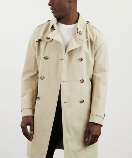 Trench coat déperlant beige